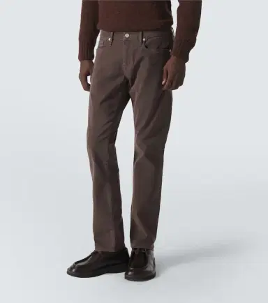 Frame Mid-rise twill slim pants | Thumbnail 2