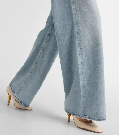 AGOLDE Dame Jean high-rise wide-leg jeans | Thumbnail 2