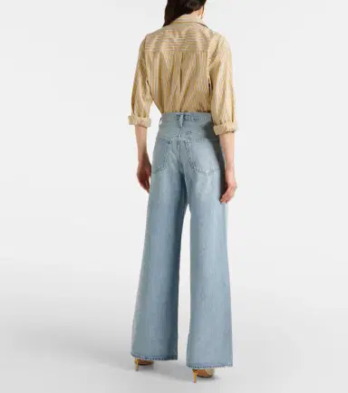 AGOLDE Dame Jean high-rise wide-leg jeans | Thumbnail 4