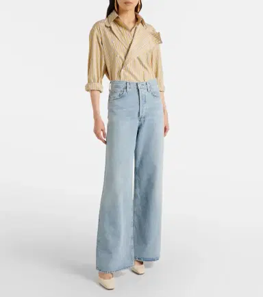 AGOLDE Dame Jean high-rise wide-leg jeans | Thumbnail 5