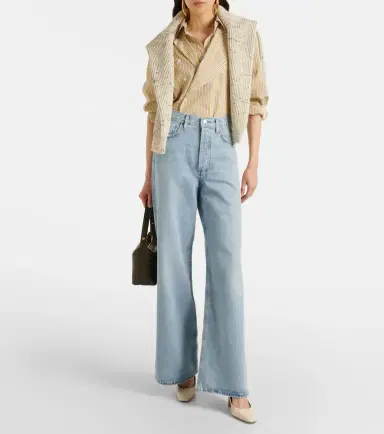 AGOLDE Dame Jean high-rise wide-leg jeans | Thumbnail 6