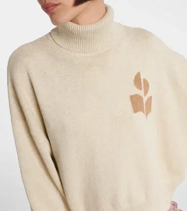 Marant Étoile Nash cotton and wool turtleneck sweater | Thumbnail 4