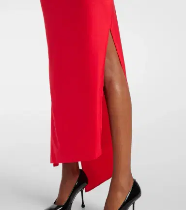Coperni Floral-appliqué jersey gown | Thumbnail 3