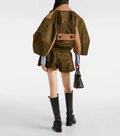 Sacai Wool and twill jacket | Thumbnail 6 Sacai Wool and twill jacket | Thumbnail 6