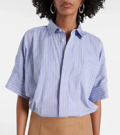 Sacai Melton cotton poplin and wool minidress | Thumbnail 3 Sacai Melton cotton poplin and wool minidress | Thumbnail 3