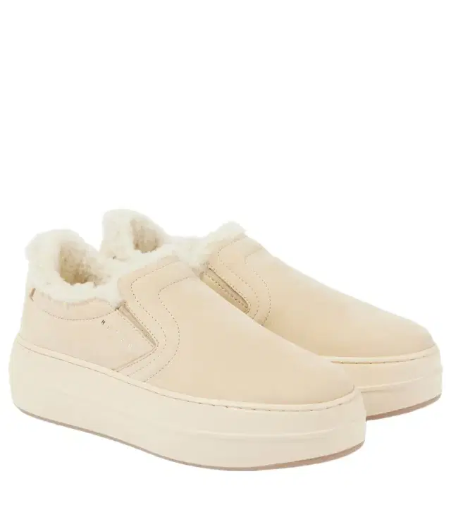Hogan Skyscraper suede platform slip-on sneakers