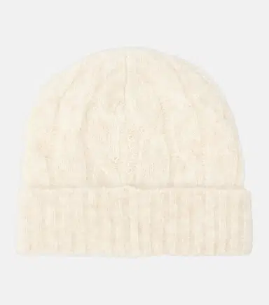 Brunello Cucinelli Cable-knit mohair beanie | Thumbnail 3