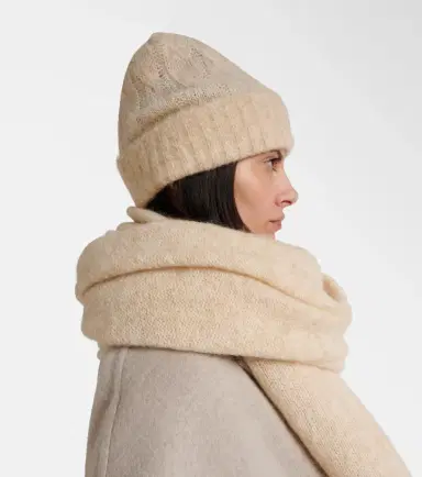 Brunello Cucinelli Cable-knit mohair beanie | Thumbnail 5
