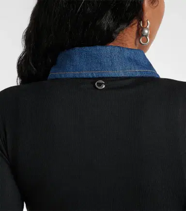 Coperni Denim-trimmed top | Thumbnail 5