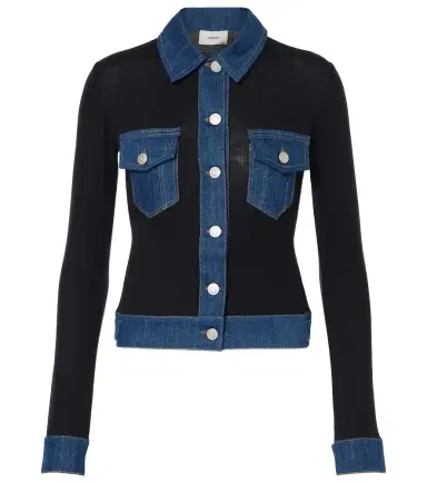 Coperni Denim-trimmed top | Thumbnail 1