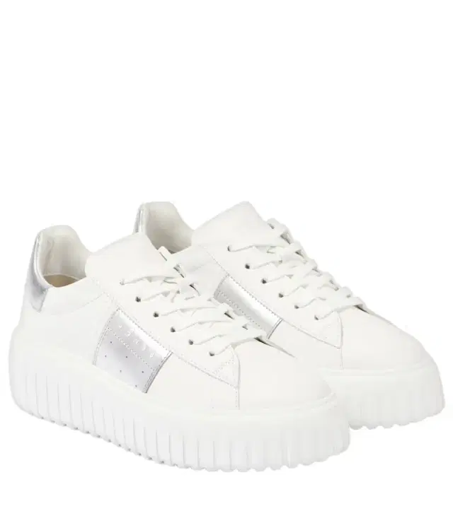 Hogan H-Stripes leather platform sneakers