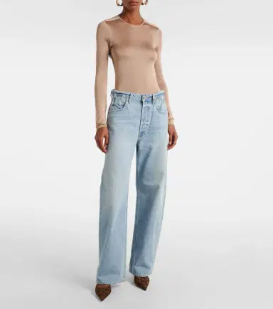 Citizens of Humanity Gwendoline Scrunch high-rise wide-leg jeans | Thumbnail 4