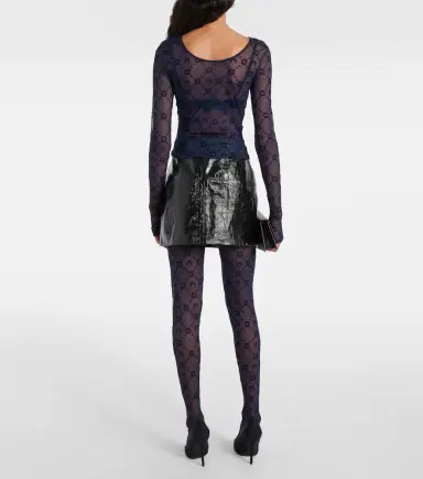 Marine Serre Moon mesh tights | Thumbnail 2
