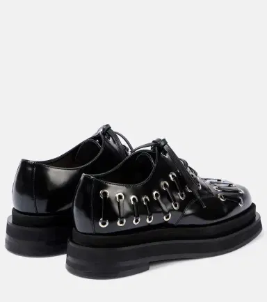 Simone Rocha Heart Toe leather platform brogues | Thumbnail 2