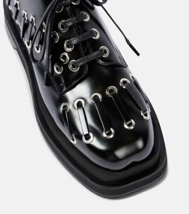Simone Rocha Heart Toe leather platform brogues | Thumbnail 3