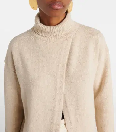 Max Mara Leisure Angelo wool-blend turtleneck sweater | Thumbnail 3