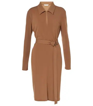 Max Mara Dorema belted jersey minidress | Thumbnail 1
