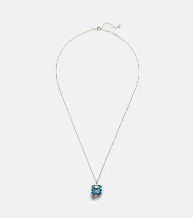 Mateo 14kt gold necklace with topaz and diamonds | Thumbnail 1