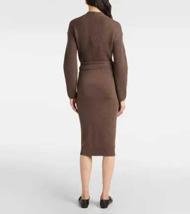 Max Mara Melk virgin wool midi skirt | Thumbnail 3