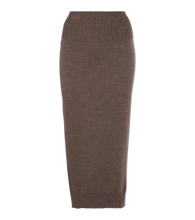 Max Mara Melk virgin wool midi skirt