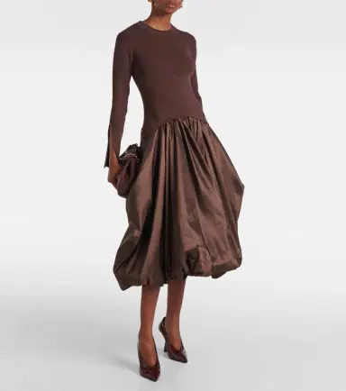 Simkhai Kenlie gathered midi dress | Thumbnail 3