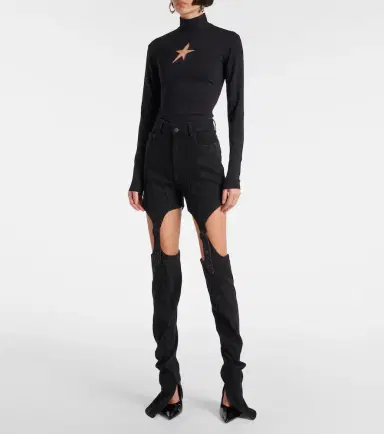 Mugler High-rise cutout skinny jeans | Thumbnail 2 Mugler High-rise cutout skinny jeans | Thumbnail 2