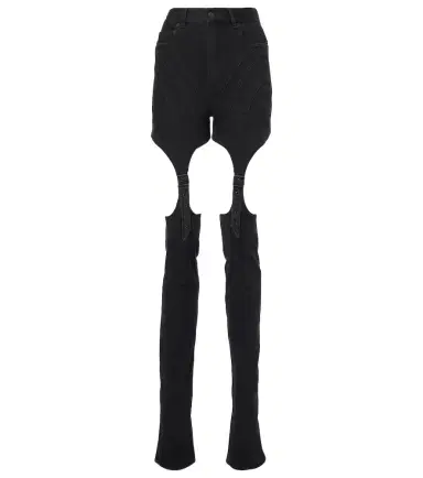 Mugler High-rise cutout skinny jeans | Thumbnail 1 Mugler High-rise cutout skinny jeans | Thumbnail 1