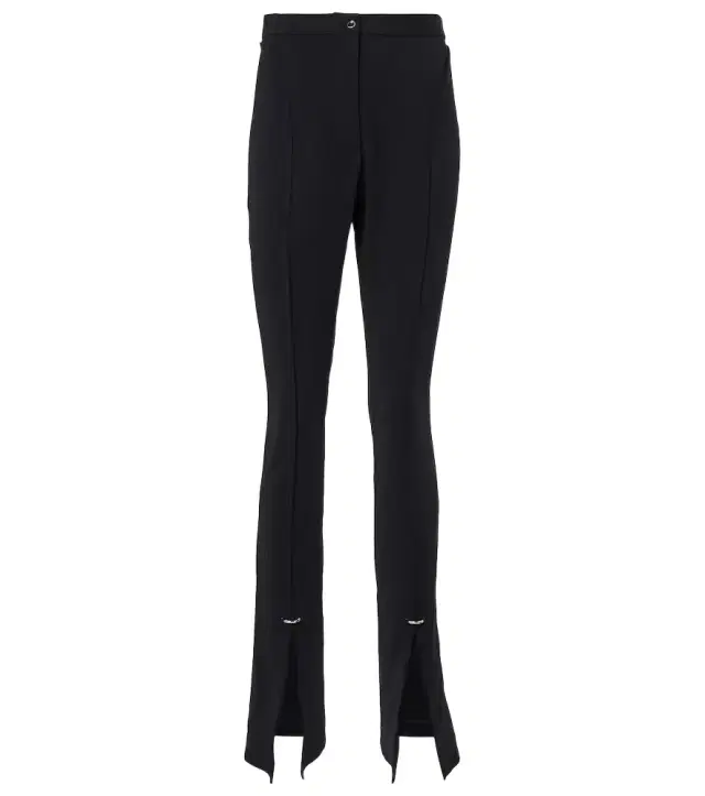 Mugler High-rise slim pants