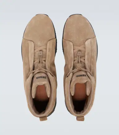 Zegna Triple Stitch suede high-top sneakers | Thumbnail 6