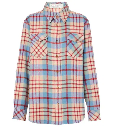 God’s True Cashmere Al's Run plaid cashmere shirt | Thumbnail 1 God’s True Cashmere Al's Run plaid cashmere shirt | Thumbnail 1