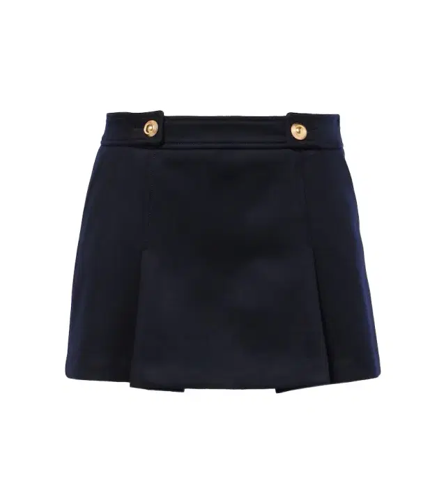 Tom Ford Pleated wool and cashmere miniskirt