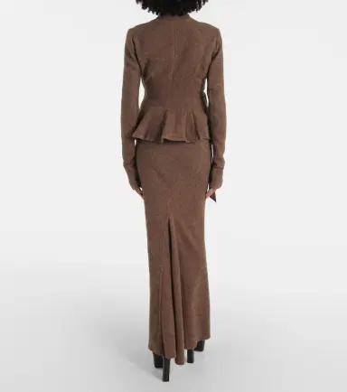 Rick Owens Hollywood wool wrap jacket | Thumbnail 5