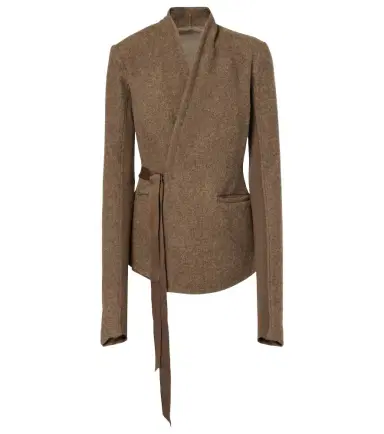 Rick Owens Hollywood wool wrap jacket | Thumbnail 1