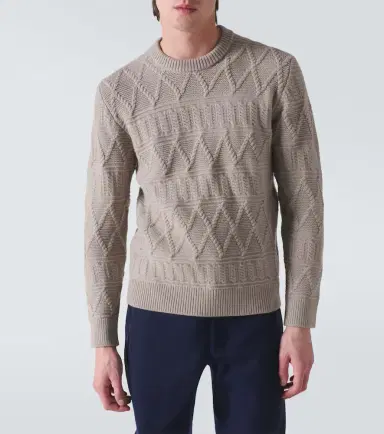 Zegna Aran wool sweater | Thumbnail 3