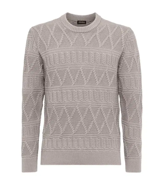 Zegna Aran wool sweater