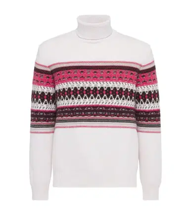Zegna Intarsia cashmere turtleneck sweater | Thumbnail 1 Zegna Intarsia cashmere turtleneck sweater | Thumbnail 1