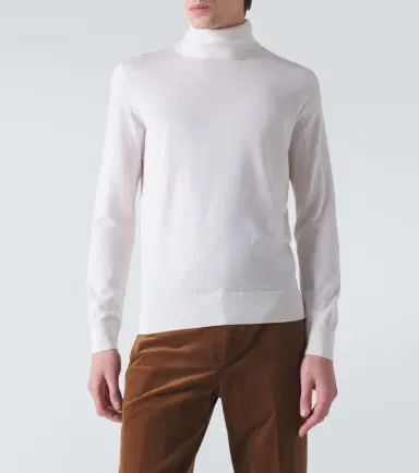 Zegna Cashseta cashmere and silk turtleneck top | Thumbnail 4