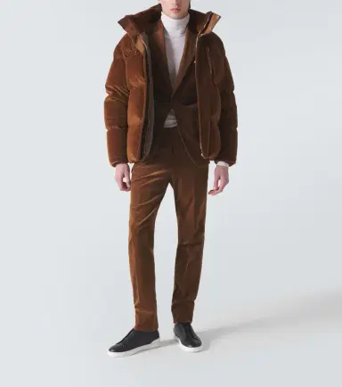 Zegna Cotton and cashmere corduroy slim pants | Thumbnail 2 Zegna Cotton and cashmere corduroy slim pants | Thumbnail 2