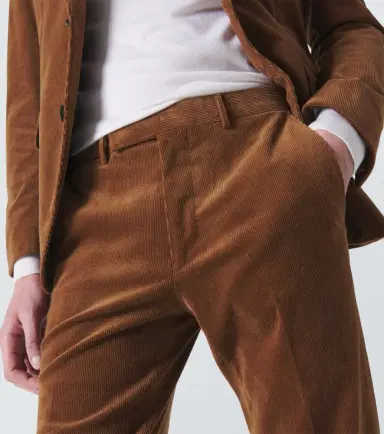 Zegna Cotton and cashmere corduroy slim pants | Thumbnail 3 Zegna Cotton and cashmere corduroy slim pants | Thumbnail 3