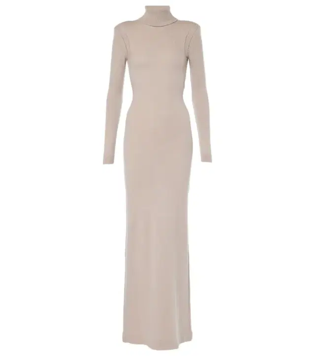 Tom Ford Cashmere turtleneck gown