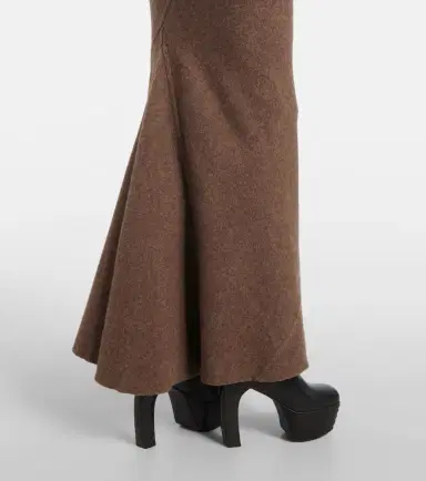 Rick Owens Coda wool maxi skirt | Thumbnail 2