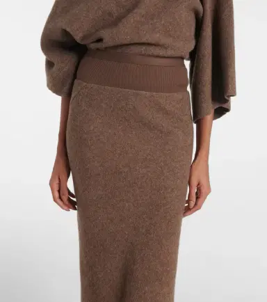 Rick Owens Coda wool maxi skirt | Thumbnail 3