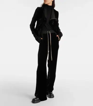 Rick Owens Dietrich crêpe sweatpants | Thumbnail 4