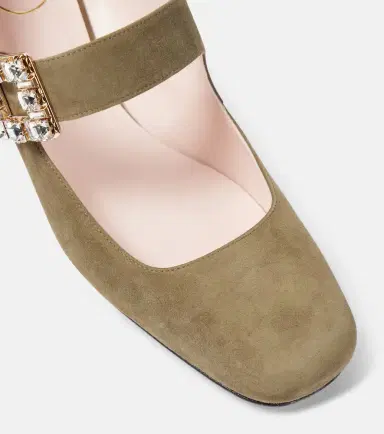 Roger Vivier Trés Vivier 45 suede pumps | Thumbnail 4