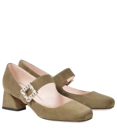 Roger Vivier Trés Vivier 45 suede pumps | Thumbnail 1