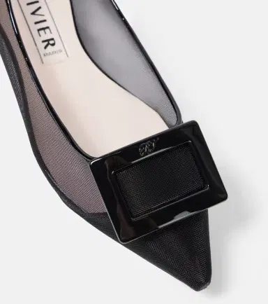 Roger Vivier Gommettine mesh ballet flats | Thumbnail 2