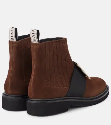 Roger Vivier Viv' Rangers suede Chelsea boots | Thumbnail 3 Roger Vivier Viv' Rangers suede Chelsea boots | Thumbnail 3