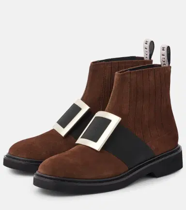 Roger Vivier Viv' Rangers suede Chelsea boots | Thumbnail 4 Roger Vivier Viv' Rangers suede Chelsea boots | Thumbnail 4
