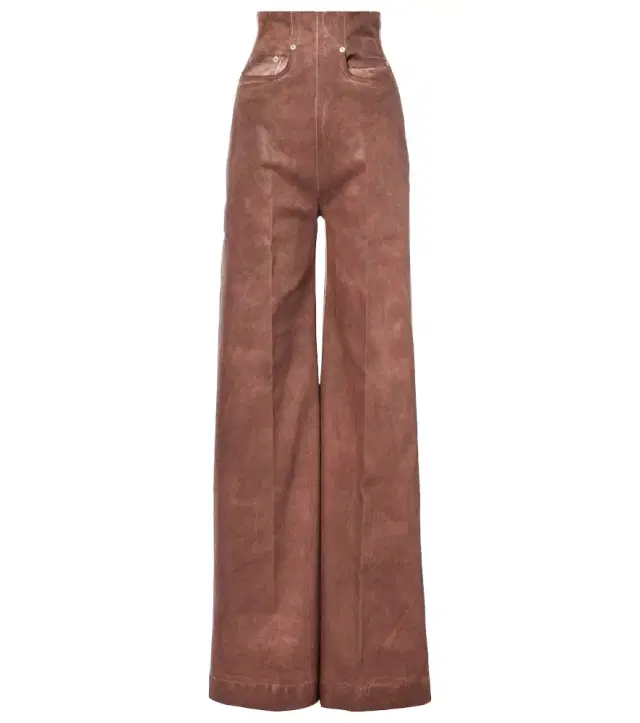 Rick Owens Dirt Cooper high-rise wide-leg jeans