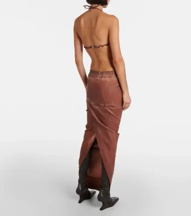 Rick Owens Denim bra top | Thumbnail 2